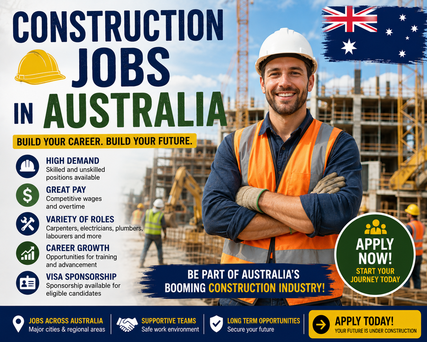 Construction jobs in Australia june 2026