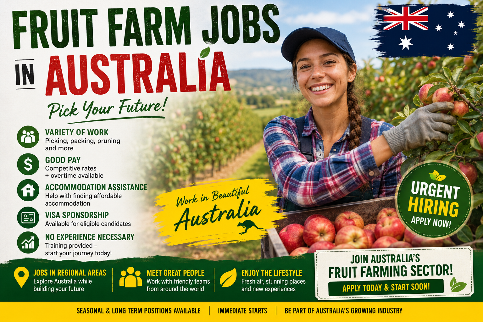 Fruit farm jobs in Australia 2026