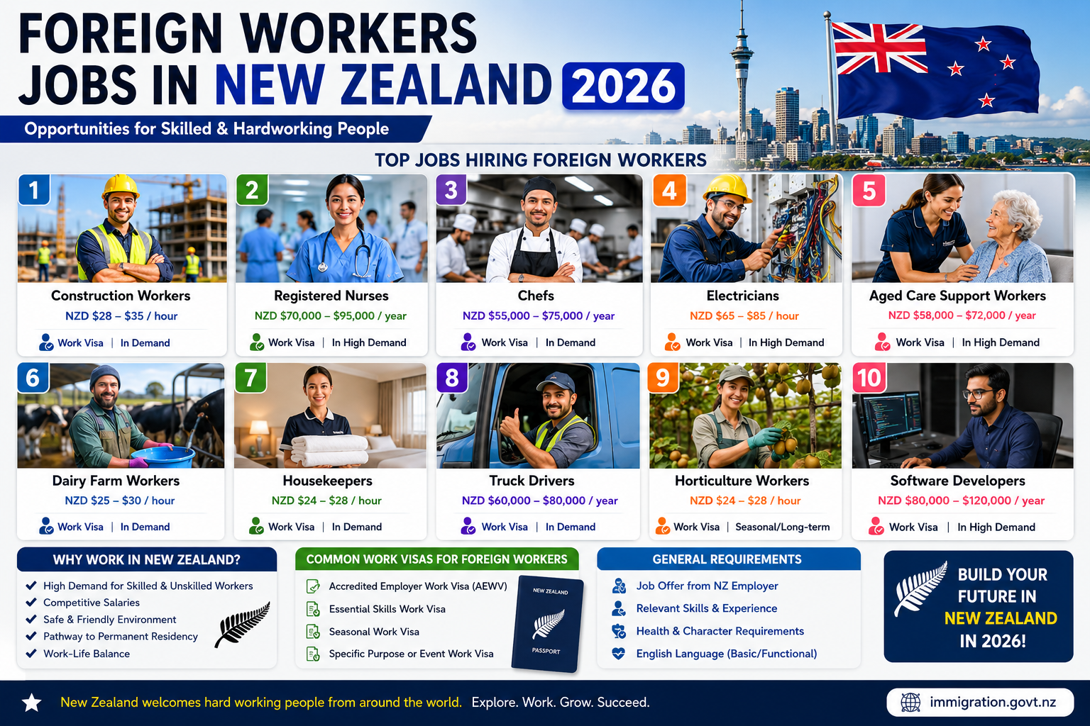 How Foreign Workers Can Find Jobs in New Zealand in 2026